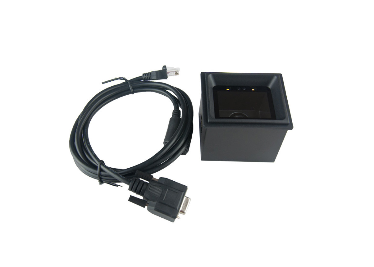RD4600 1D / 2D QR Fixed Mount Barcode Scanner , USB RS232 Barcode Scanner