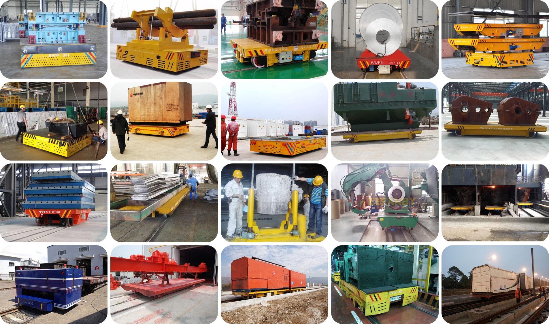 Industry Industrial Material Handling Carts , Anti Explosion Heavy Duty Material Handling Equipment