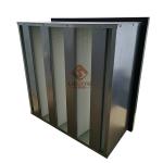 Single Header Rigid Galvanized Steel MERV 9 Air Purifier Filters 110 Pa