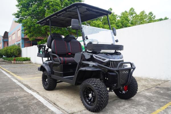 Electric Cartelectric Golf Cart Buggy Vehicles 2+2 Seater With Dump Bed And Roof