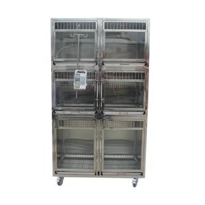 Wholesale 1220*700*2185Mm Glass Wall Pet Display Cages Foster Care Hospitalization from china suppliers