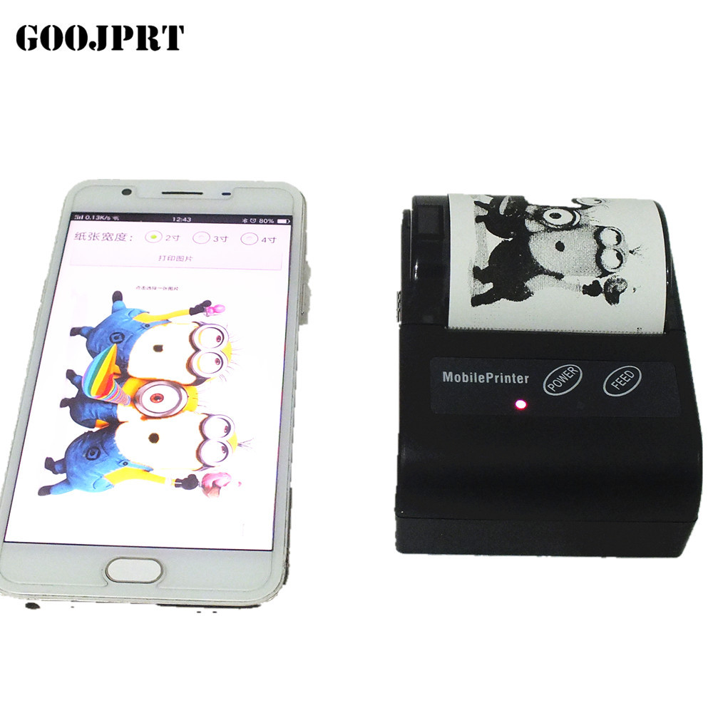 MTP-3 80mm handheld mini mobile WIFI Bluetooth bar code printer with OLED screen