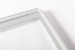 White Silkscreen Tempered Encapsulated Fridge Glass Shelves