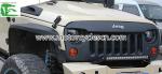 Jeep Wrangle Rubicon Grille 2007-2014 Jeep ABS Plastic Black Front Angry Bird