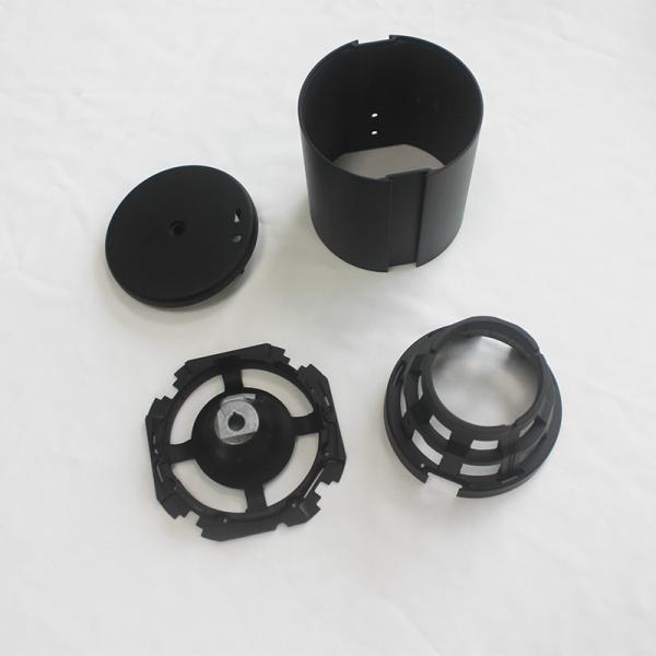A380 Loudspeaker Spare Parts Basket , Painting Black Die Aluminium Casting