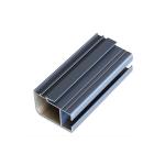 Blue Powder Coated Aluminium Profiles For Building Decoration Materials