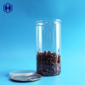 Wholesale Aluminum Lid Clear Plastic Cans Long High 1380ml 401# Pop Corn Packaging from china suppliers