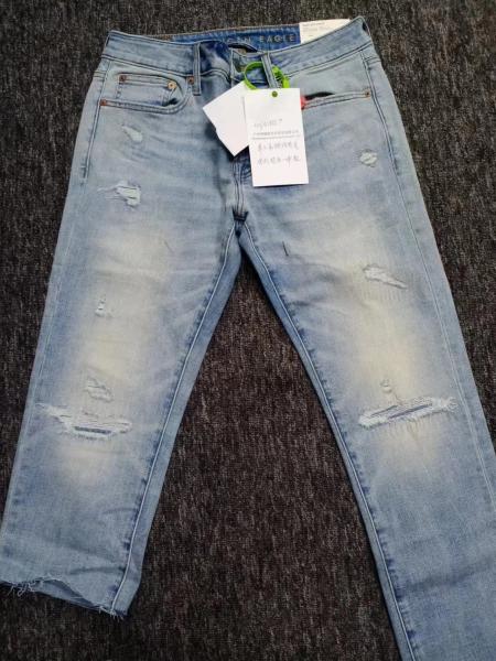 factory manufacturer custom logo wholesale stretch denim pants fashion high