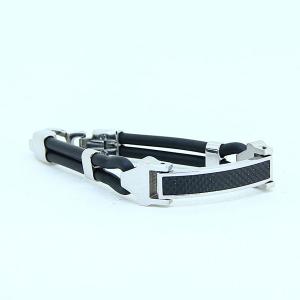 Wholesale Factory Direct Stainless Steel High Quality Silicone Bracelet Bangle LBI06 from china suppliers