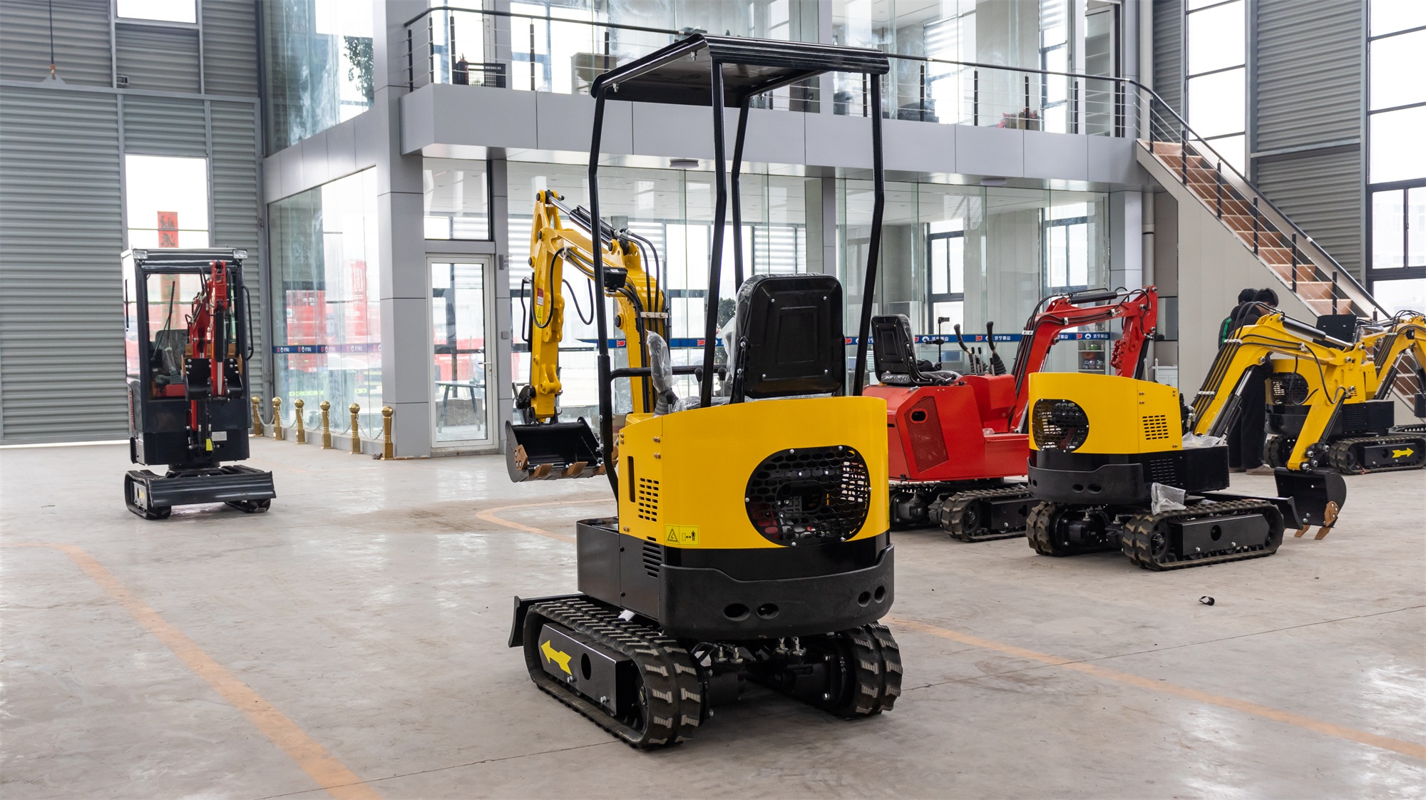 1 Ton Mini Excavator with Total Track Length of 1230mm and Advanced Hydraulic System