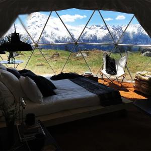 Wholesale Steel Frame Transparent pvc Geodesic Garden house dome igloo tent from china suppliers