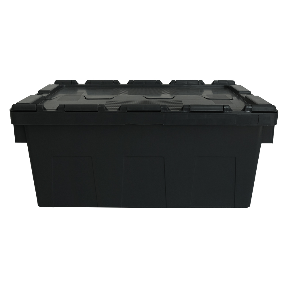 PP Logistic Distribution Turnover Box with Lid for Fruit and Vegetable Customized Logo