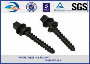 Wholesale ISO SGS inspected Q235 35# 45# Railway Sleeper Spikes Black Oxide Screws from china suppliers
