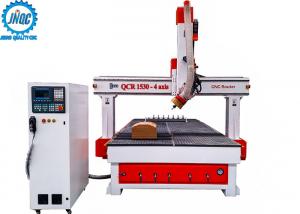 China 4 Axis 3d Wood Sculpture CNC Wood Router Machine 1530 with Automatic Tool Changer on sale