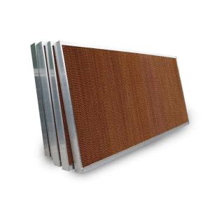 Wholesale Water Evaporative Cooling Pad For Chicken Farm Hot Dip Galvanized Steel Aluminum Frame from china suppliers