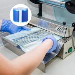 Non Sticky Edge Transparent Blue Dental Barrier Film For Medical Equipments