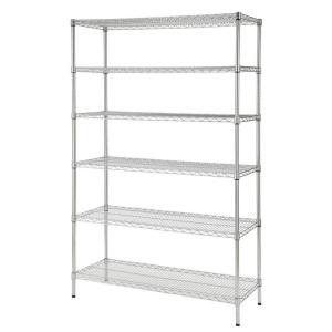 Wholesale Flour Products Commercial Wire Shelving / Chrome Adjustable Metal Shelving Unit from china suppliers