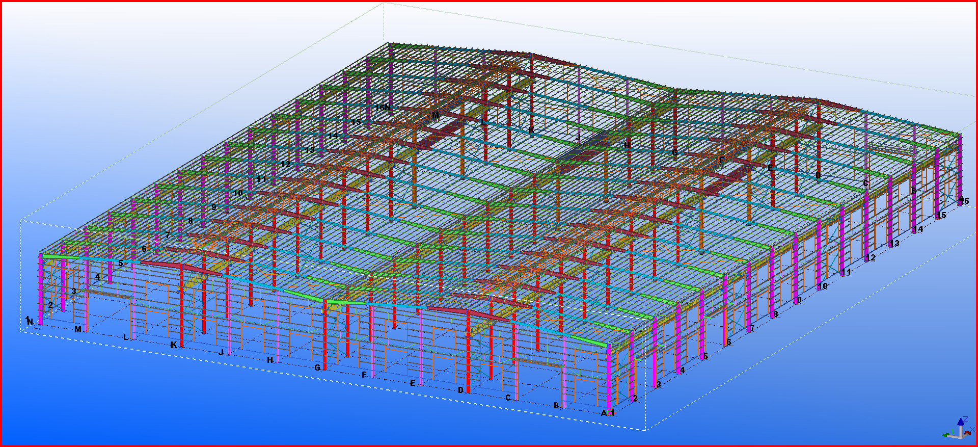 Stable H-Beam Prefabricated Construction Warehouse For Material Storage