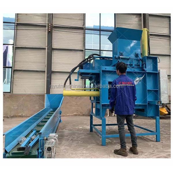 Tractor Trailed Electric Motor Wood Sawdust Baler Machine for Bedding Compressing