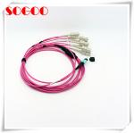 OM4 MM Fan Out MTP Female SC APC Patch Cord
