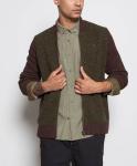 Knitted Mens Cardigan Sweaters , Multi Color Zippered Cardigan Sweater