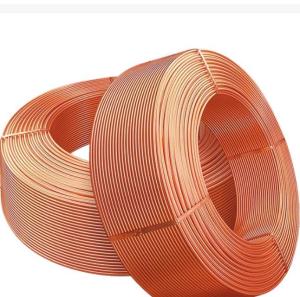 Wholesale NXF ASTM B280/EN12735/JISH3300 C11000 C12200 Diameter 3.6-28.58mm Thickness 0.28-1.20mm Length 50m Copper Plain Tube from china suppliers
