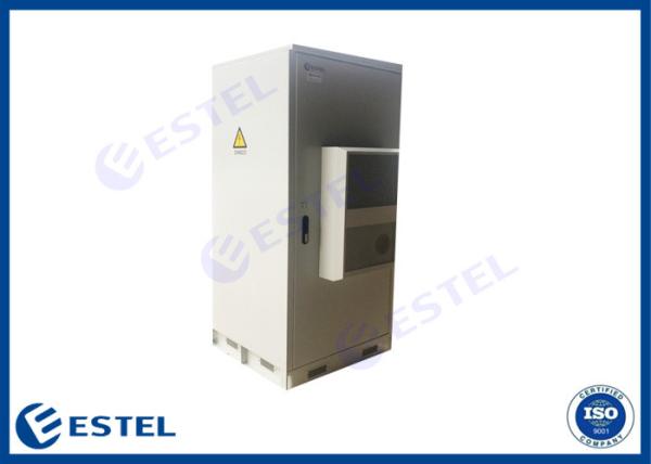 Galvanized Steel IP55 Single Wall Outdoor Electronics Enclosure With Heat