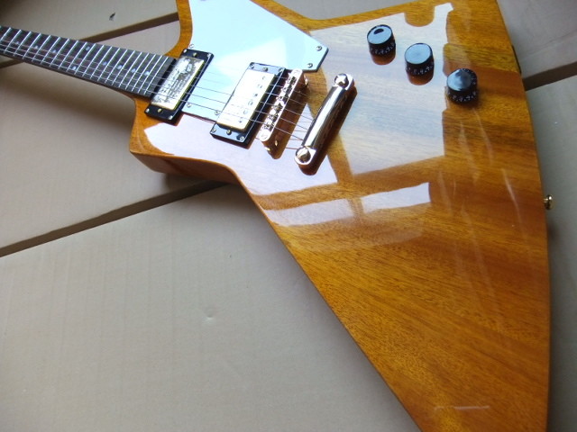 Wholesale G Explorer Custom Electric Guitar Mahogany In Natural