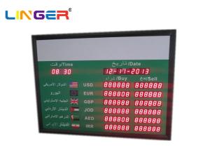 Wholesale Indoor 1.8 Inch Currency Rate Display Board Panel In Arabic , 2 Years Warranty from china suppliers