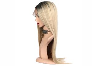 Wholesale Synthetic Fiber Colored Hair Wigs , 130% Density Black Blond Mixed Color Wigs from china suppliers