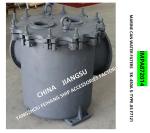 IMPA872014 MARINE JAPANESE STANDARD CYLINDRICAL WATER FILTER - FLANGE CAST IRON