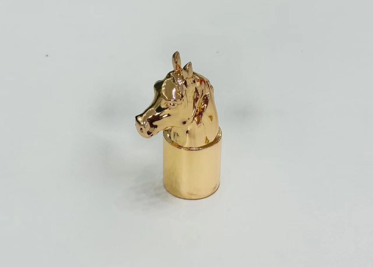 Luxurious Customized Gold Zamak Zamak Perfume Caps Zinc Alloy Perfume Caps