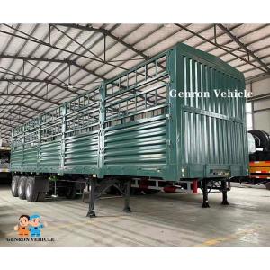 Wholesale Q345b I Beam Welding Type Fence Side Wall Semi Trailer Air Mechanical Suspension from china suppliers