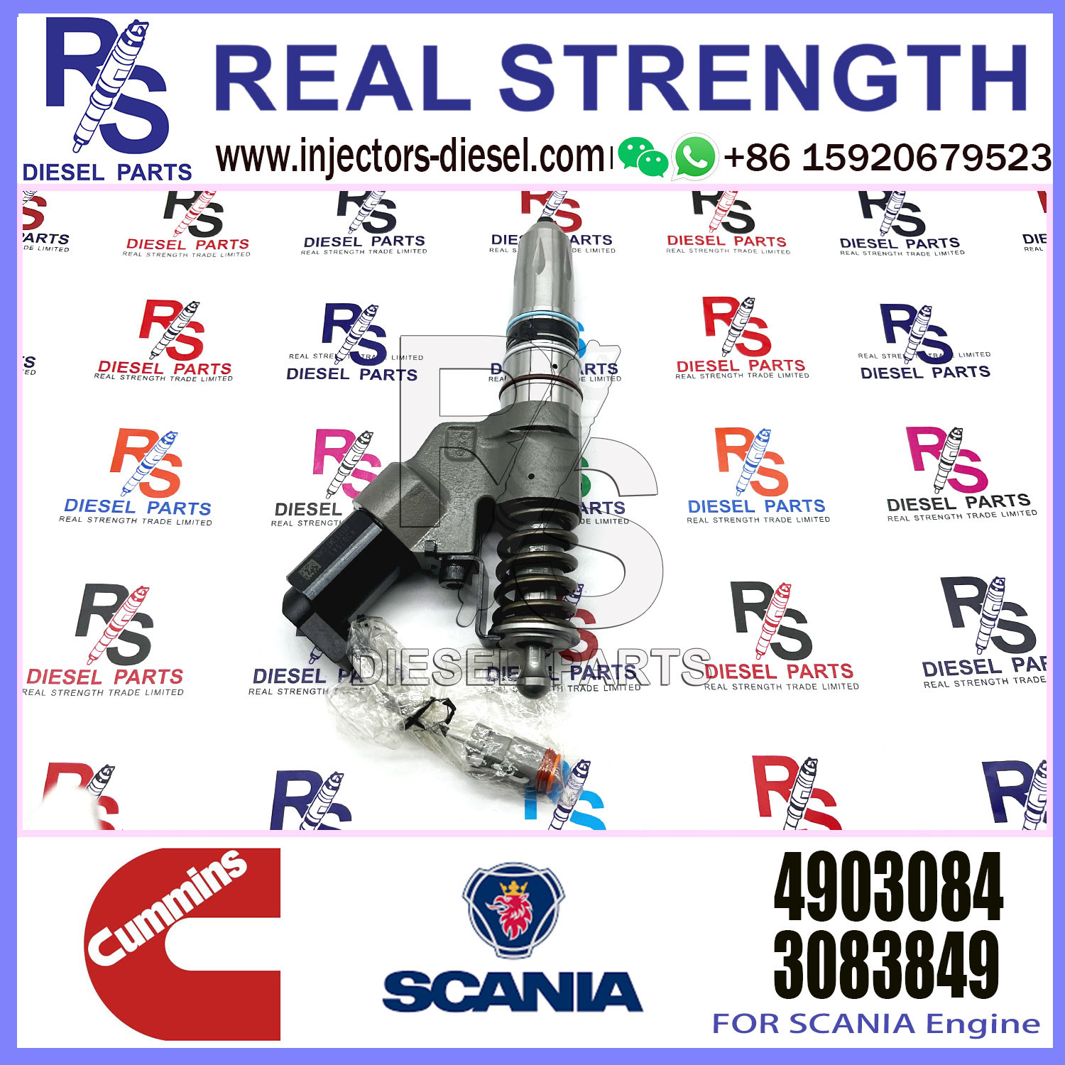 M11 Common Rail Fuel Injector Assembly 3411756 4026222 4903472 4061851 4903319 3095040 4902921 4903084