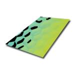 304 Gradient Water Corrugated Stamping Sheet For Wall Decoration