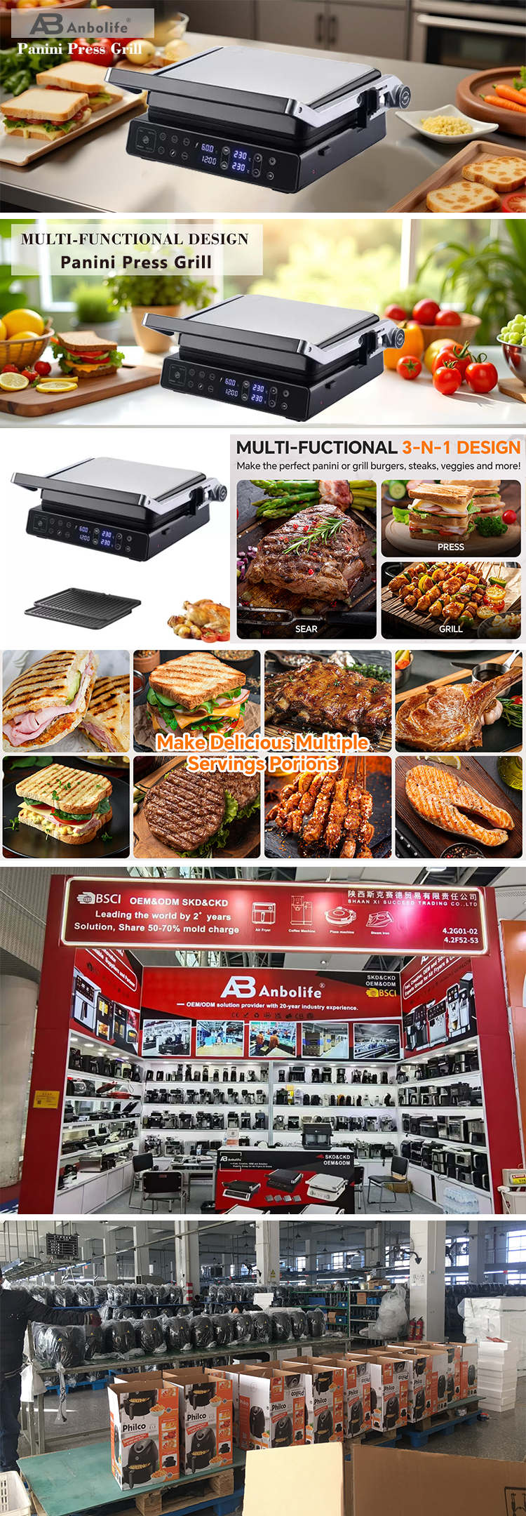 2000w Digital Electric Cooktop Household Use Temperature Probe Option