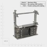 Customized OEM Aluminum Die Casting Radiator Die Cast Heat Sink Versatile