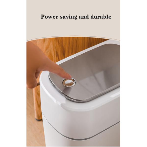 Large Capacity Household Bathroom Aromatherapy Antibacterial Narrow Slit Induction Spray Storage Bucket Waste Bins Trash Can
