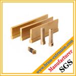metal parts extrusion profile copper brass material