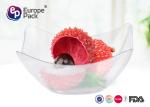 Custom Clear Plastic Bowls Food Grade Disposable Dessert Cups