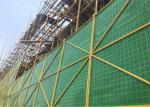 Green Perforated Industrial High Rise Safety Screens Fall Protection Round Hole
