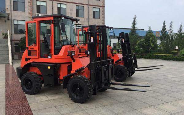 3 tons Rough Terrain Forklift Truck CPCY30 ,All Terrain Forklift 4WD Forklift