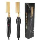 Wholesale Curlin Private Label Fast Hair Straightener Pressing Electric Hot Comb - ABS Metal from china suppliers