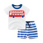 Summer Baby Children's Clothing Sets Short Sleeved Hooded Collar