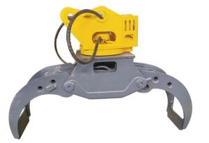 Wholesale Forestry Rotating Hydraulic Log Grapple For Excavator ZX60 PC40 CAT306 from china suppliers