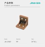 16x16mm Plastic L-Brackets Perfect for KD Furniture and Home Renovation 4 Holes