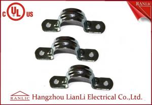 Wholesale ISO9001 Electro Galvanized EMT Straps Clamps with Two Hole , 3/4 1 Up to 4 from china suppliers
