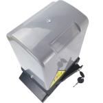 Single Phase IP44 Remote Sliding Gate Opener Motor Powder Coated 20m
