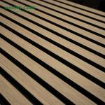 Bedroom Decorative Acoustic Slat Wood Wall Panels with MDF 27mm Pattern Sound