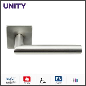 Wholesale Stainless Steel Fire Door Lever Handle EN1906 and EN1634 Satin Finish from china suppliers
